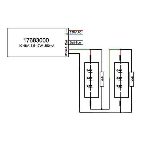 Brumberg Leuchten LED-Konverter 350mA 17W DALI 17683000