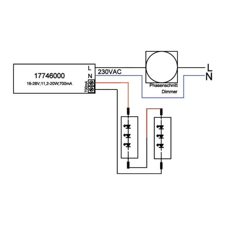 Brumberg Leuchten LED-Konverter 700mA 11,2-20W dimm 17746000