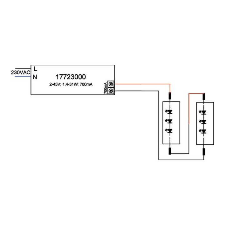 Brumberg Leuchten LED-Konverter 700mA 31W 17723000