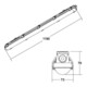 Brumberg Leuchten LED-lampe pour locaux humides 1190 mm 4000 K 78012114