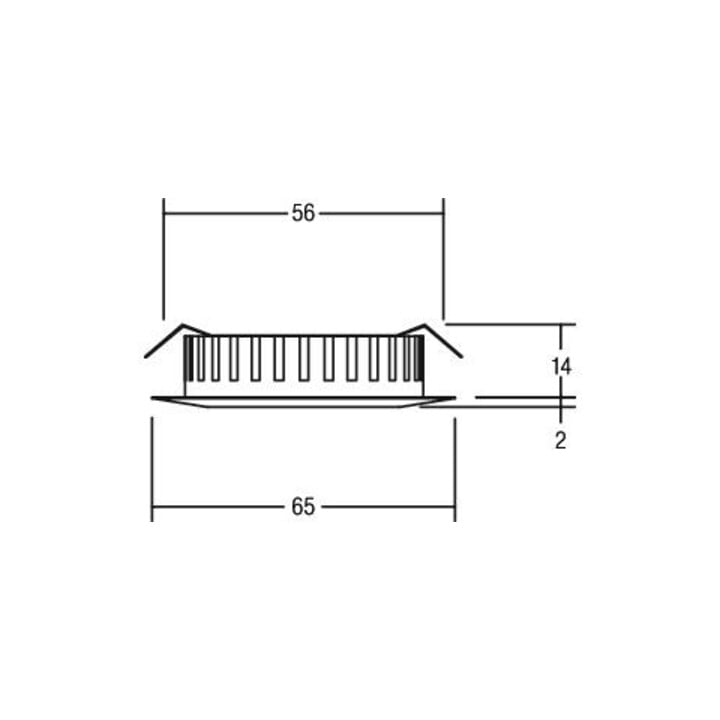 Brumberg Leuchten LED-Möbeleinbauleuchte 3000K D56mm 60°ni-mt 12109153
