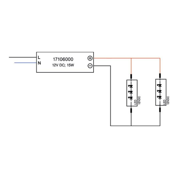 Brumberg Leuchten LED-Netzgerät 15W 12V DC 17106000