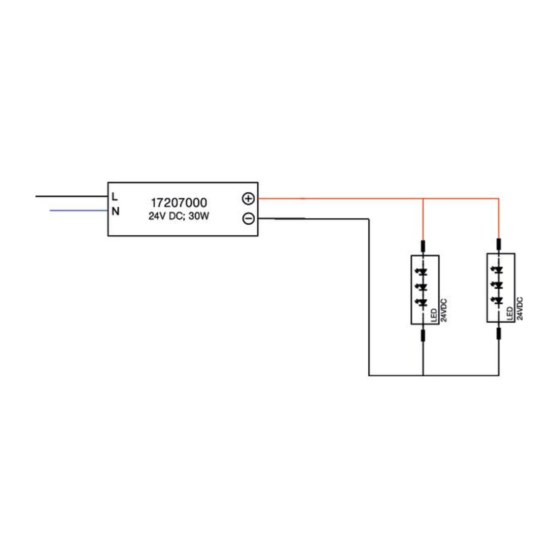 Brumberg Leuchten LED-Netzgerät 24V DC/max. 30W 17207000