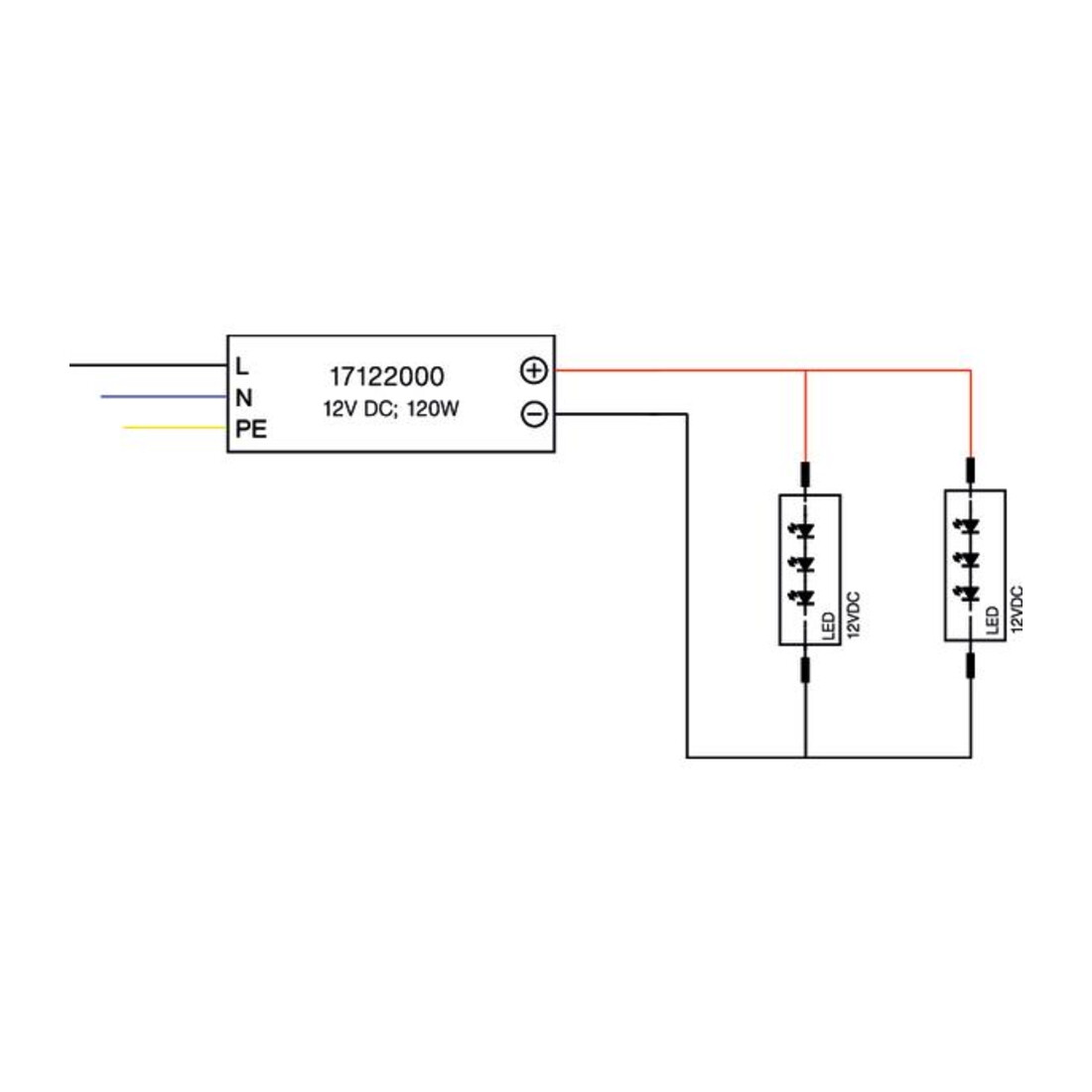 Brumberg Leuchten LED-Netzgerät IP65 12V 120W max.10A 17122000