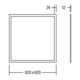 Brumberg Leuchten LED-Panel M625 840, DALI Multilumen 32048074-5