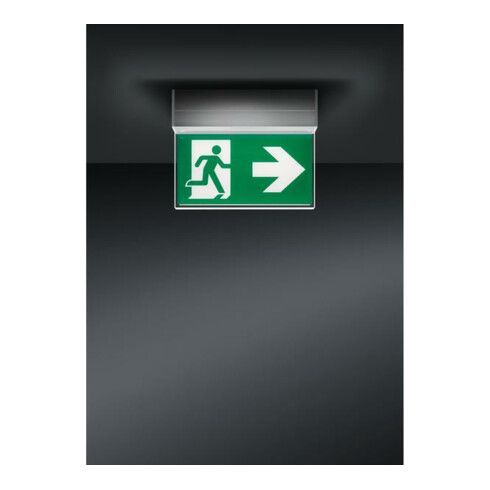 Brumberg Leuchten LED-Rettungszeichenleuchte mit Piktogramm, 3/8h 79230264