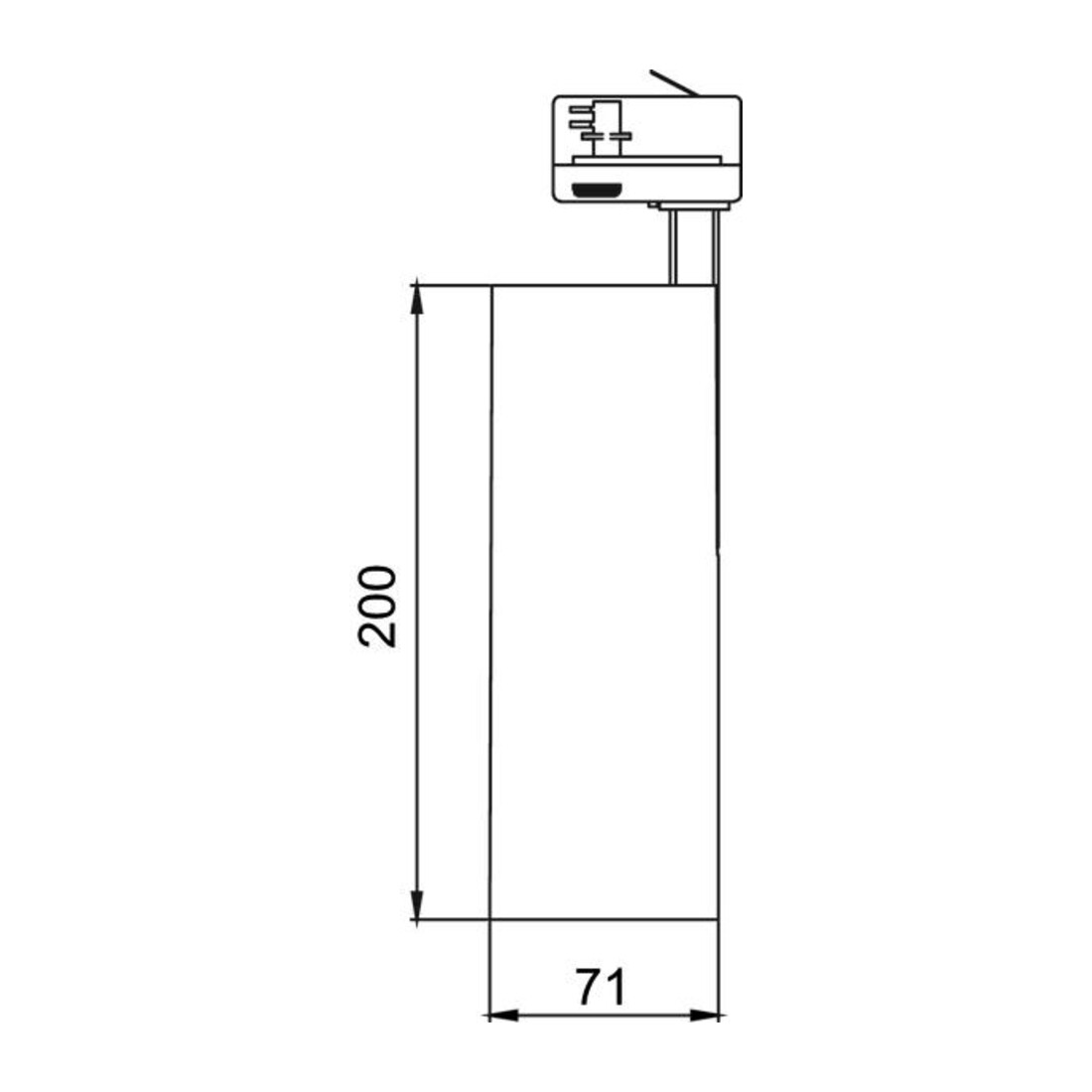 Brumberg Leuchten LED-Schienenstrahler 935, weiß 88393175