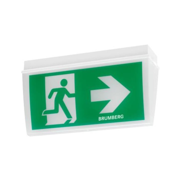 Brumberg Leuchten LED-signalisation de secours avec pictogramme, 3/8h 79030004