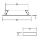 Brumberg Leuchten LED spot encastrable/surface aws 3,6W 3000K 350mA 12078073
