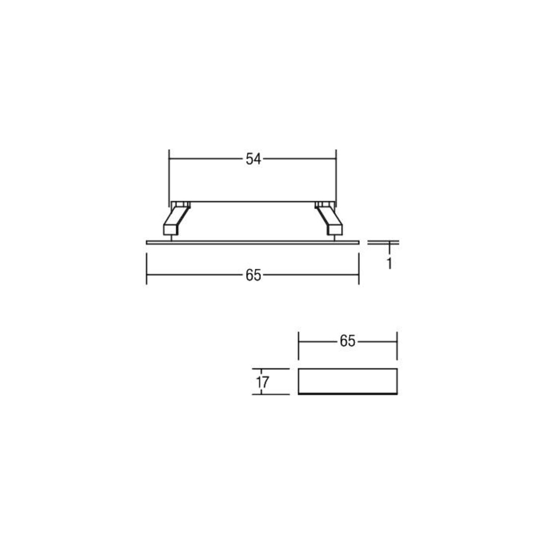Brumberg Leuchten LED spot encastrable/surface aws 3,6W 3000K 350mA 12078073