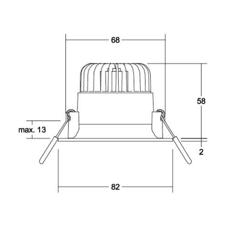 Brumberg Leuchten LED spot encastré 12384173
