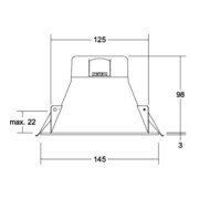 Brumberg Leuchten LED-spot encastré 3000K/4000K/5700K 32027073-2