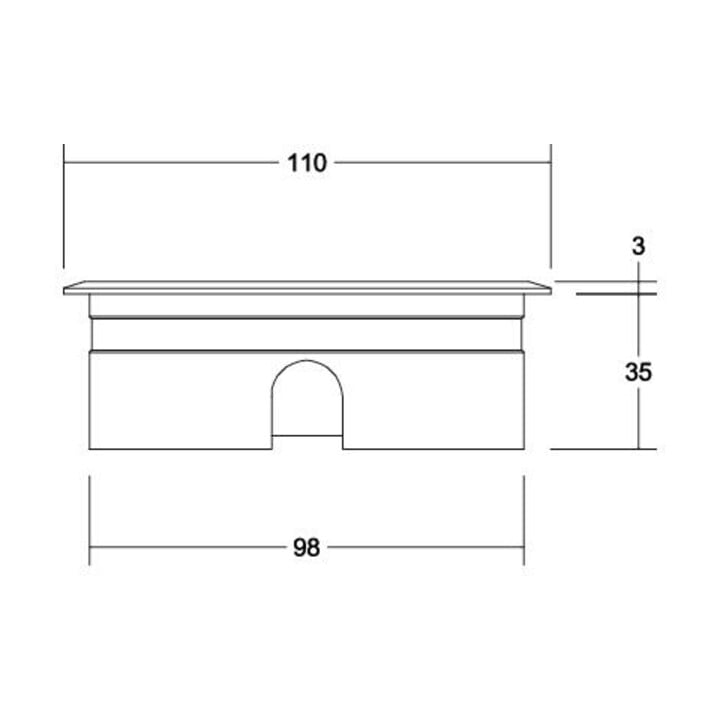 Brumberg Leuchten LED-spot encastré au sol V4A IP67 14037223