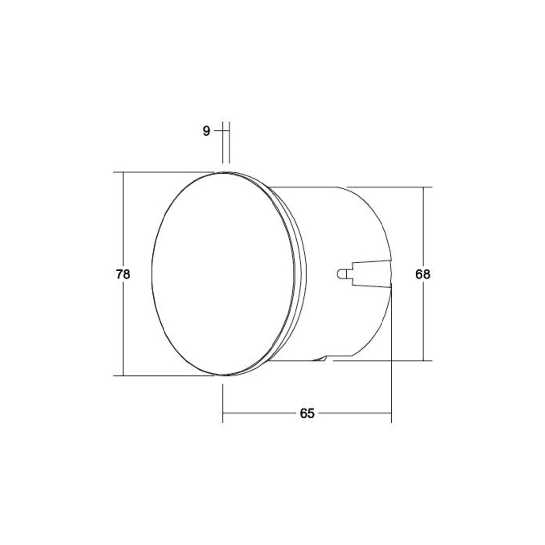 Brumberg Leuchten LED-Wandeinbauleuchte für Gerätedosen 10158073