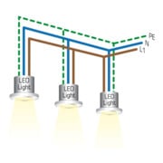 Brumberg Leuchten LED-Wandleuchte 1W/230V LED wws 0R3929WW-2