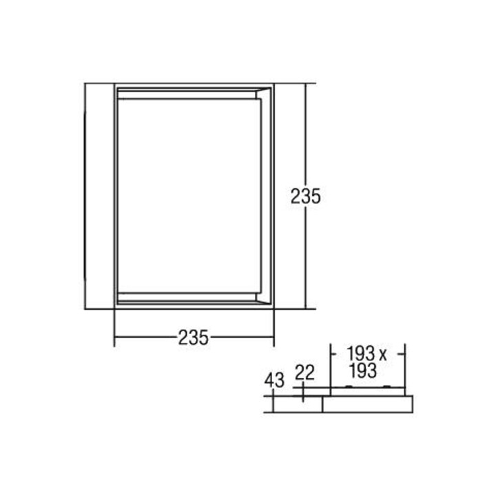Brumberg Leuchten LED-Wandleuchte 830, schwarz, IP54 60108183