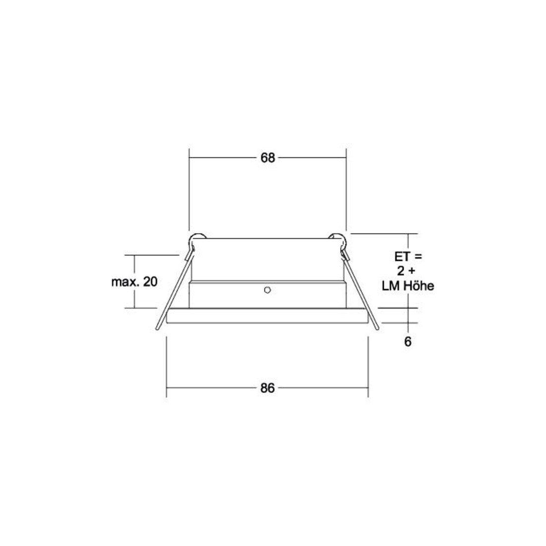 Brumberg Leuchten Module encastrable rond 37005420