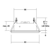 Brumberg Leuchten Module encastrable rond 45320080-2