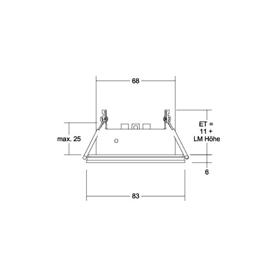 Brumberg Leuchten Module encastrable rond 45320080