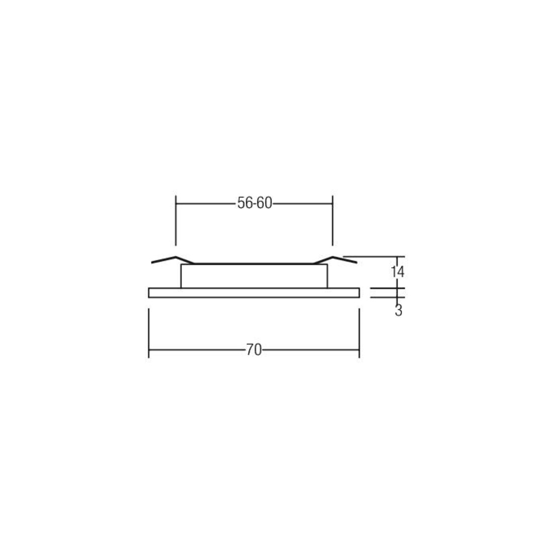 Brumberg Leuchten Möbeleinbauleuchte 2W 12V ti 12027153