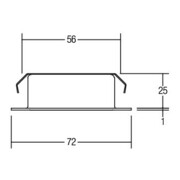 Brumberg Leuchten Möbeleinbauleuchte messing 00235800-3