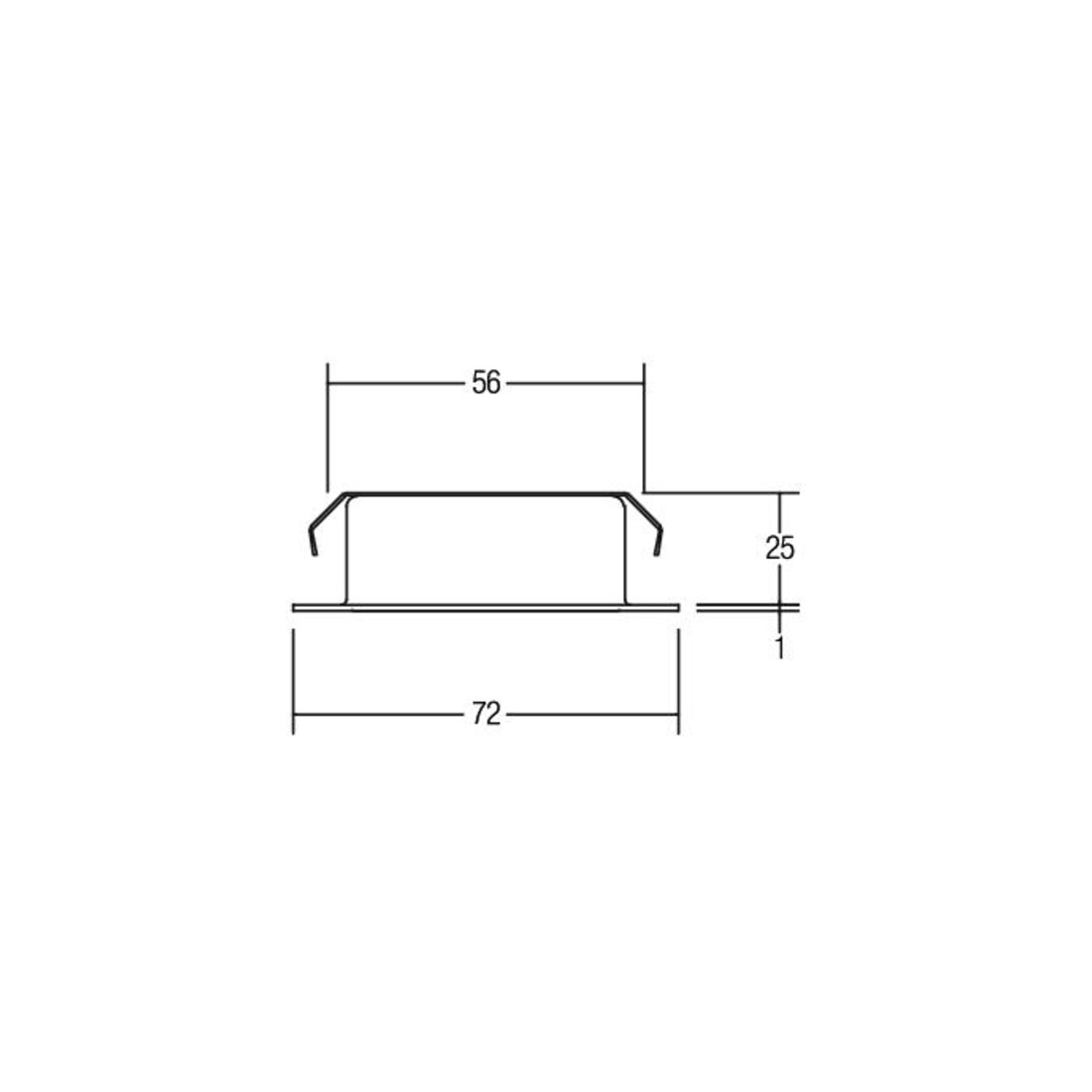 Brumberg Leuchten Möbeleinbauleuchte messing 00235800