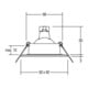 Brumberg Leuchten NV-Einbauleuchte 50W GX5,3 edelstahl 26005220