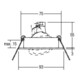 Brumberg Leuchten NV-Einbaustrahler GX5,3/50W alumatt 00006925-3