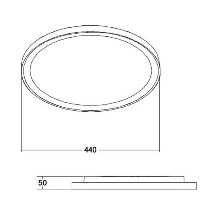 Brumberg Leuchten Panneau LED à fixer 12209073