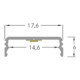 Brumberg Leuchten Profil d’adaptation plat 3000x17,6x6 mm 53380263