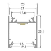Brumberg Leuchten Profilé LED en aluminium 2000 mm blanc 53603070-5