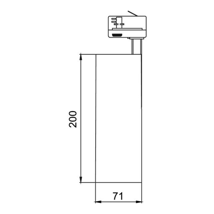 Brumberg Leuchten Projecteur LED sur rail 930, blanc 88393173