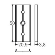 Brumberg Leuchten Raccord avec perçage 4,5 mm 53004000-2
