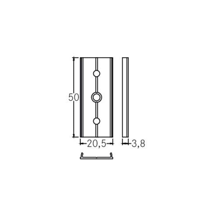 Brumberg Leuchten Raccord avec perçage 4,5 mm 53004000