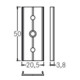 Brumberg Leuchten Raccord avec perçage 4,5 mm 53004000
