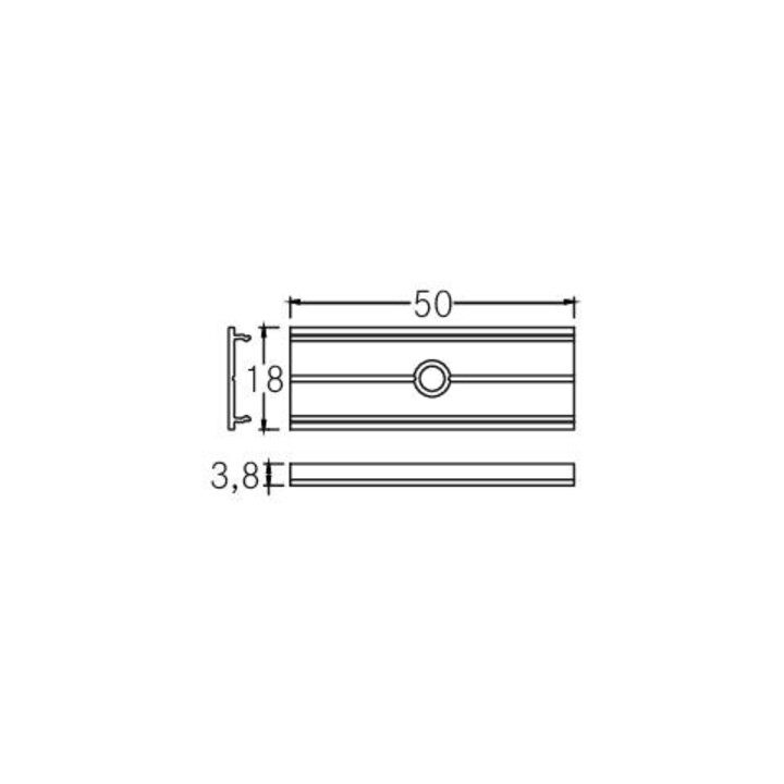 Brumberg Leuchten Raccord avec perçage 4,5 mm 53005000