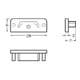 Brumberg Leuchten Set de capuchons de finition argent 53114260