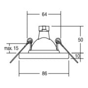 Brumberg Leuchten Spot encastrable 35W eds 00226422-4