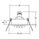 Brumberg Leuchten Spot encastrable GX5,3 50W noir/alu 00006600