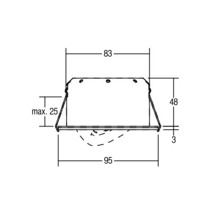 Brumberg Leuchten Spot encastrable LED 3000K 350mA 12277173