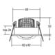 Brumberg Leuchten Spot encastrable LED 3000K 350mA 12355643