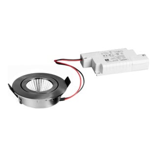 Brumberg Leuchten Spot encastrable LED 3000K nickel/mat dimmable 39363153