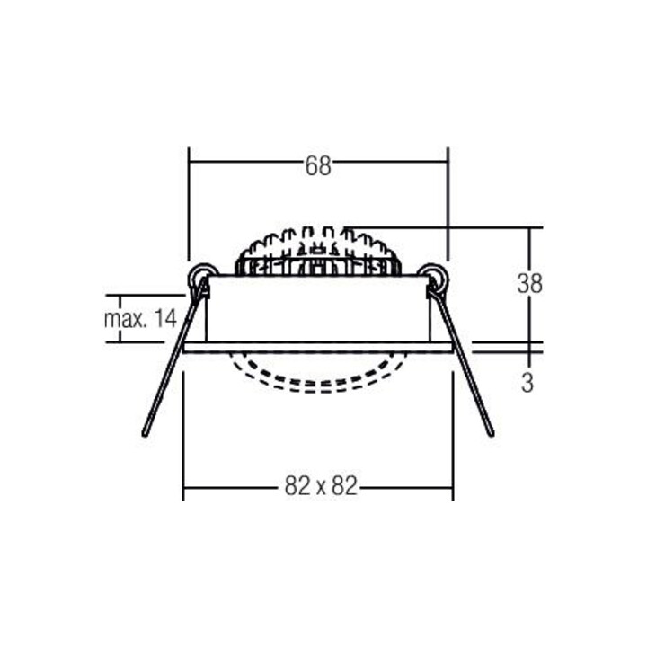 Brumberg Leuchten Spot encastrable LED 350 mA d2w blanc 12462073