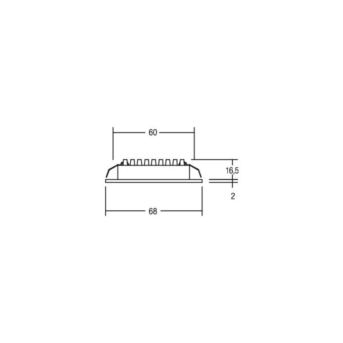 Brumberg Leuchten Spot encastrable LED 350mA 3000K 12090073