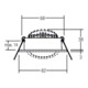 Brumberg Leuchten Spot encastrable LED 350mA d2w blanc 12461073