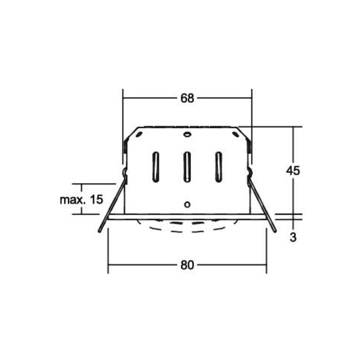 Brumberg Leuchten Spot encastrable LED d2w, blanc, 350mA 12463173