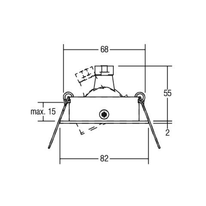 Brumberg Leuchten Spot encastré 50W eds 00118122