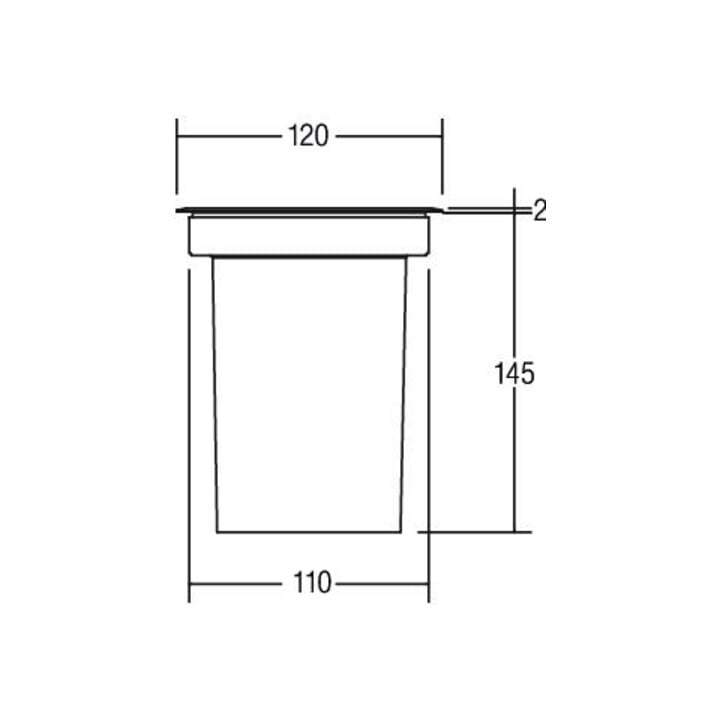 Brumberg Leuchten Spot encastré au sol GU10 7/9/11W eds 00310500