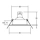 Brumberg Leuchten Spot encastré NV 50W GX5,3 acier inoxydable 26004220