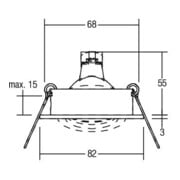Brumberg Leuchten Spot encastré NV GX5,3 champagne 00006363-2